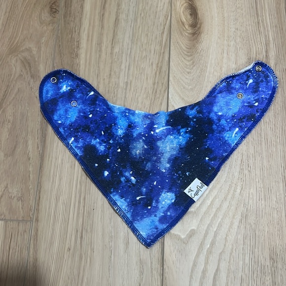 Copper Pearl Baby Bandana Bibs and Premium Burp Cloth - Galaxy - Picture 4 of 4